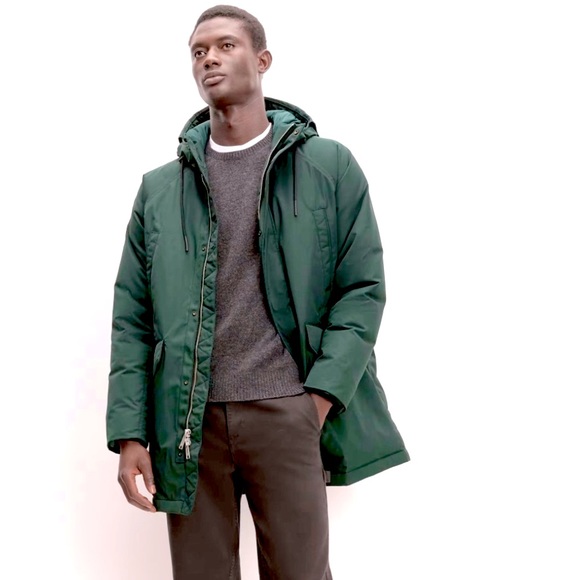EVERLANE NWT! UNISEX, The ReNew Parka, Forest Green sz. S - Picture 1 of 9